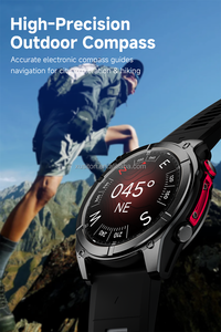 Reloj Inteligente F8Pro para Hombre y Mujer, Caja de Aluminio, Linterna LED, Pantalla AMOLED de 1.43'', Batería 530, Llamadas, Frecuencia Cardíaca, Análisis del Sueño, Relojes Deportivos - Product Image 6