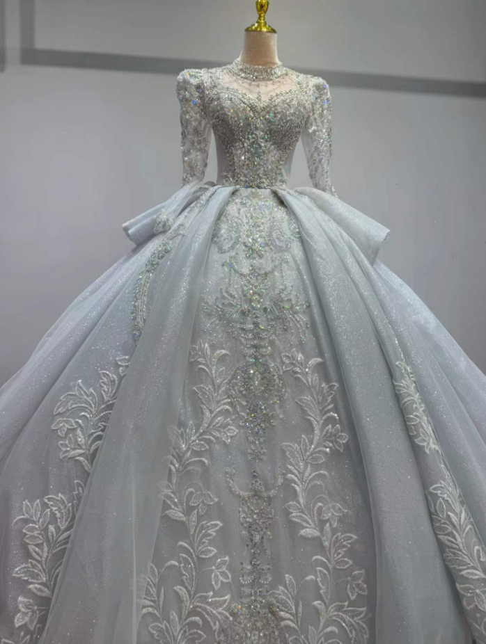 Discover Dreamy Deals On Stunning Wholesale grey long sleeve wedding dress  - Alibaba.com