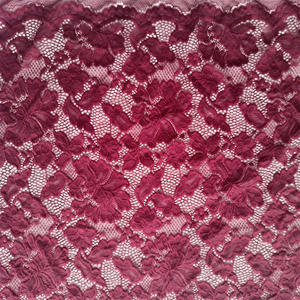 Tissu élastique en dentelle Jacquard Garniture extensible de qualité supérieure à bords ondulés pour lingerie de luxe et vêtements intimes OEKO-TEX certifiée - Product Image 2