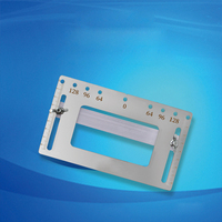 Adjustable Punch Locator bor panduan lengan alat pertukangan Jig untuk kabinet laci tombol tarik alat tangan