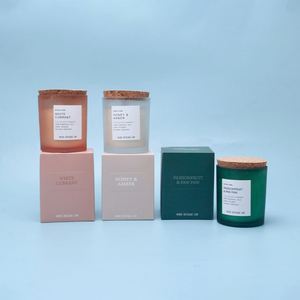 Bougie parfumée en cire de soja NORDIC HOME, 7 oz, pot en verre, faite à la main, naturelle, biologique, décoration minimaliste pour la maison - Product Image 3