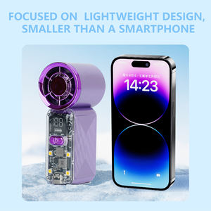 Nuevo Ventilador Turbo Mini Portátil 2026 con Luz, Recargable por USB, para Auto, de Alta Velocidad, Batería de Larga Duración de 1500mAh - Product Image 4