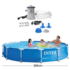 <span class=keywords><strong>INTEX</strong></span> 28212 <span class=keywords><strong>accessoires</strong></span> extérieurs en PVC hors sol rond métal famille bain piscines Piscina Esterna - Product Image 5