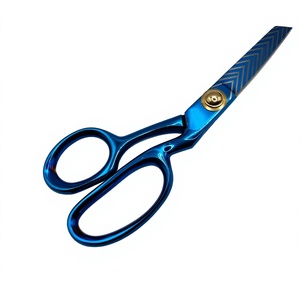 กรรไกรตัดผ้าและหนังสำหรับงานหนัก ขนาด 8.5 นิ้ว สำหรับช่างตัดเย็บมืออาชีพ ใบมีดคมสำหรับงานอุตสาหกรรม สีเงิน - Product Image 1
