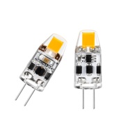 Ampoule LED COB Mini G4 la plus vendue en Chine, AC/DC 12V-24V 1.1W, haute luminosité, deux broches, pour lampe en cristal