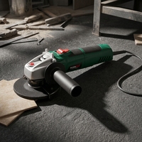 Meuleuse d'angle filaire POSEN AG600 600W/5A à moteur à balais 11000 tr/min pour la découpe et le meulage général