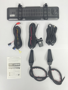 Caméra de tableau de bord à 4 objectifs avec ADAS non avancé, WiFi, vision nocturne, pour voiture, DVR, boîte noire, BSD - Product Image 2