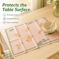 Tapis jetable pour tout-petits imprimé sur mesure de qualité supérieure, largeur 40 cm, longueur personnalisée, fabriqué en Chine, usine directe du Zhejiang, OEM personnalisé