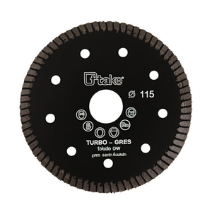 Disco de diamante Turbo Gres de 115 mm y 1,2 mm de grosor para cortar baldosas de porcelana - Product Image 2