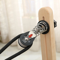 MJD W46 Lit d'exercice Pilates pliable et réglable durable avec cadre en bois pour studio et musculation
