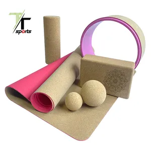 TTSPORTS cost-effective Yoga cork Set Kit for home gym workouts