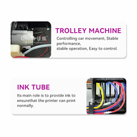 Mini Impresora Plana UV de Inyección de Tinta A3 de 30cm con Cabezal de Impresión DX7 XP600, Plotter de Corte Automático para Adhesivos DTF, Material Flexible y Facturas