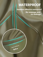 Pantalon de pêche unisexe imperméable et coupe-vent en PVC, mi-long, épaissi, résistant à l'usure, grande taille, pour travaux aquatiques