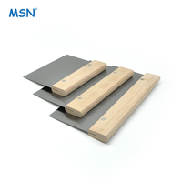 Couteau à mastic en acier au carbone avec manche en bois MSN