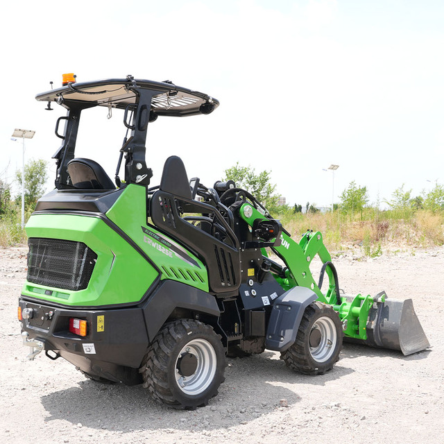 EVERUN 0.5T to 1.5T Electric Mini Electric Loader Compact Battery Powered Front Radlader Elektro for Farm and Construction Use