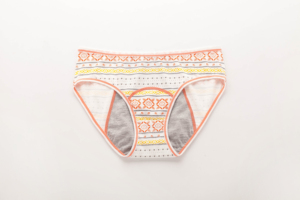 Sous-vêtements menstruels pour adolescentes en coton 3 couches anti-fuite, 6 couleurs, prix bas, certifiés OEKO-Tex, personnalisables avec logo. - Product Image 3