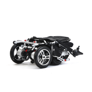 Fauteuil roulant électrique pliable automatique à batterie au lithium pour personnes handicapées, prix de gros, vente chaude - Product Image 4