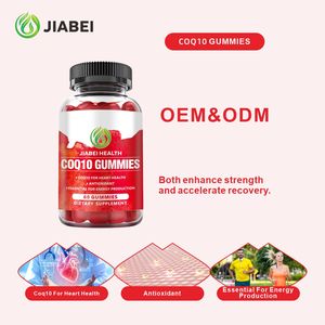 Jiabei oem coq10 gummy תוספי מזון נוגד חמצון הסיטונאי לב אנרגיה בריאות ייצור coאנזים תמצית למבוגרים - Product Image 5