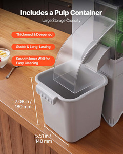 Exprimidor de Naranjas Comercial, Máquina Exprimidora Eléctrica de 100W para el Hogar, Extractor de Limones, Cítricos y Granadas - Product Image 3