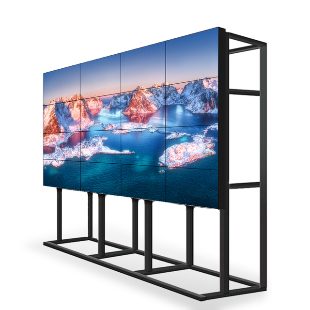 Versatile 55 Inch Digital Signage Video Wall with Built-in Processor for Interactive Promotions