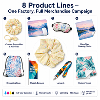 Cadeaux promotionnels personnalisés Articles artisanaux Usine source Chiffons en mousseline Chouchous pour cheveux Bonne élasticité - MOQ500