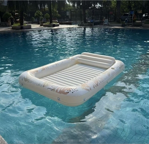 STG Tumbona Inflable Moderna Europea <span class=keywords><strong>para</strong></span> Exteriores, de PVC Resistente a los Rayos UV, Duradera, 4 en 1, con Almohada <span class=keywords><strong>para</strong></span> Adultos, <span class=keywords><strong>para</strong></span> Nadar - Product Image 6