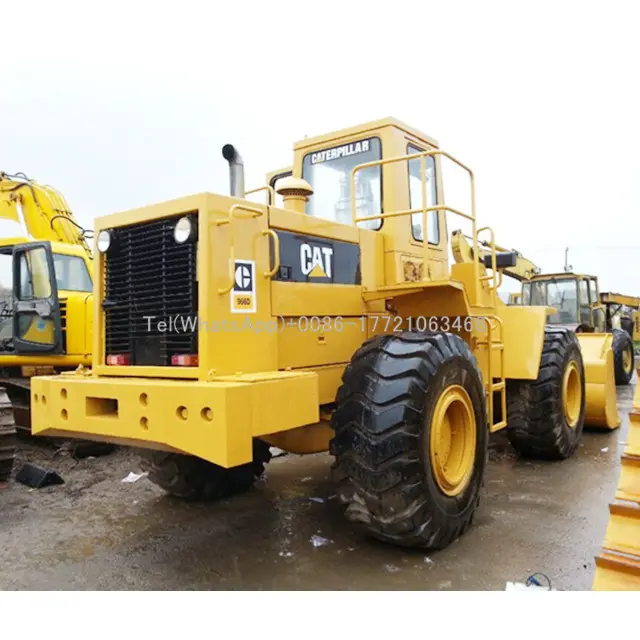 Japon d'occasion 966D/Caterpillar d'occasion 966E 966F 966d/ Caterpillar chargeuses sur pneus 966H pelle en vente bon