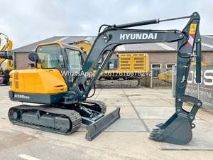 Nouvelle pelle sur chenilles Hyundai HX60PRO 2024, fabrication sud-coréenne, 6 tonnes, avec moteur Yanmar et composants principaux - Product Image 2