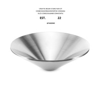 Hoogwaardig RVS 304 Schaal voor Snacks Moderne Ins Fruit Salade Schaal Eetschaal Luxe Toegankelijk Model Zilveren Schalen