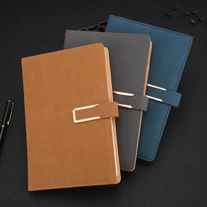 Tùy chỉnh A5 điều hành máy tính xách tay chương trình nghị sự chất lượng cao bìa cứng cuốn sách da PVC vải giấy may yên khâu chủ đề - Product Image 1