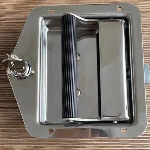 ट्रेलर दरवाजा ताला स्टेनलेस स्टील 304 चप्पू कुंडी परिपत्र कुंडी कवर स्लैम कुंडी - Product Image 3