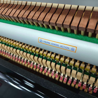 Korea Original Young Chang U121 Black Vertical Piano Solid Spruce Soundboard Stable Tuning for Music Teaching Export