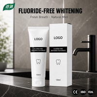 Dentifrice jetable blanchissant au sel marin anti-caries pour adultes, emballage personnalisé OEM/ODM, menthe herbacée, soin des gencives, dents sensibles, usage domestique