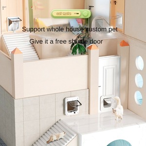 Porte pour animaux personnalisable Cat Mate avec détection par puce, entrée intelligente pour animaux, verrouillage bidirectionnel, petite trappe pour chien pour portes intérieures et extérieures - Product Image 5