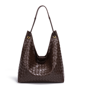 1313 # Latest Fashion Women Big Casual Tote <strong>Bag</strong> Can Put <strong>Laptop</strong> <strong>Ladies</strong> Dark Brown Shoulder <strong>Bags</strong> From Guangzhou - Product Image 1