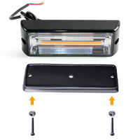 RCJ 10W LED Arbeits scheinwerfer 12V/24V Auto Warnsignal Licht leisten Auto Außen beleuchtung Zubehör für Fahrzeug LKW SUV RCJ LKW