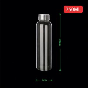Botella de Agua de Vidrio Transparente de 17 Oz con Tapa, Boca Ancha, a Prueba de Fugas, para Gimnasio, Viajes, Hogar, Escuela, Oficina, Regalo Promocional - Product Image 3