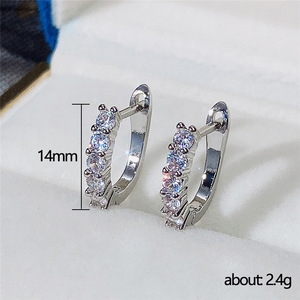 Linear Stone Ear <b>Cuff</b> for Women Minimalist Fashion Ear Jewelry Daily Wear Gift - Product Image 5