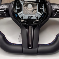 Volant sport en cuir personnalisé en forme de D M Performance pour F10 F20 F30 F32 F80 F82 M3 M4 M5 M6 E90 X5 X6