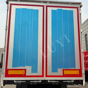 LUYI 40ft PVC Tissu Rideau Van Trailer 3 Essieux 40ft Acier Semi <span class=keywords><strong>Remorque</strong></span> avec Bâche Volets Rouleaux et Rideau Latéral Ouvert - Product Image 6
