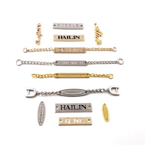 <span class=keywords><strong>Etiquetas</strong></span> de logotipo de Metal personalizadas ecológicas para <span class=keywords><strong>ropa</strong></span>, <span class=keywords><strong>etiquetas</strong></span> de costura diseñadas con placa de identificación de aleación de Zinc cuadrada de marca registrada mate - Product Image 5