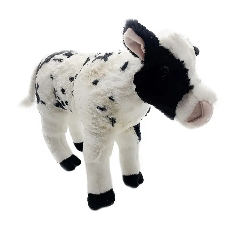 Cute cow shape milka cow plush toy plush soft toy realistic cow
