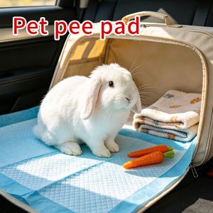 Coussinets pour chiots en coton ultra-absorbant et résistants avec bords anti-fuites |   Tapis absorbants écologiques pour chiens |   Aides à l'apprentissage de la propreté - Product Image 5
