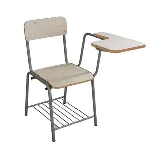 Möbel tisch und Stuhl für Klassen zimmer Schüler Schulbank für Einzels itz mit Stifts chlitz und Schult asche