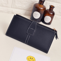 Dompet Clutch Lipat Ultra Tipis Mewah PU Motif Mutiara Permen 2025, Penutup Gesper, Untuk Wanita dan Remaja 7