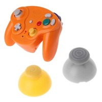 Pour manette GameCube : Grips durables pour joysticks, boutons de remplacement pour manettes analogiques, capuchons en forme de champignon