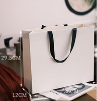 Sac ceinture intérieur en tissu en stock, sac en papier, sac de shopping, sac à vêtements