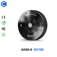 Moteur robotique CubeMars AK80-9 V3.0 KV100 à engrenages planétaires sans balais DC 48V pour exosquelette
