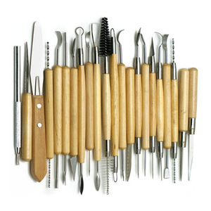 Kit d'outils de sculpture multifonctionnel en polymère pour bois, 30 pièces, modèle BV-CTH16, vente chaude - Product Image 2
