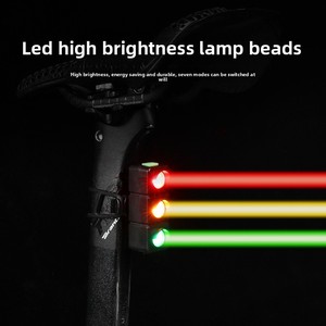 Nhà Máy Tốt Nhất Người Bán LED Xe Đạp Có Thể Sạc Lại Ngoài Trời Đi Xe Đạp An Toàn Cảnh Báo Đèn Pin Dễ Dàng Cài Đặt Xe Đạp Đèn Hậu Xe Đạp Ánh Sáng - Product Image 3